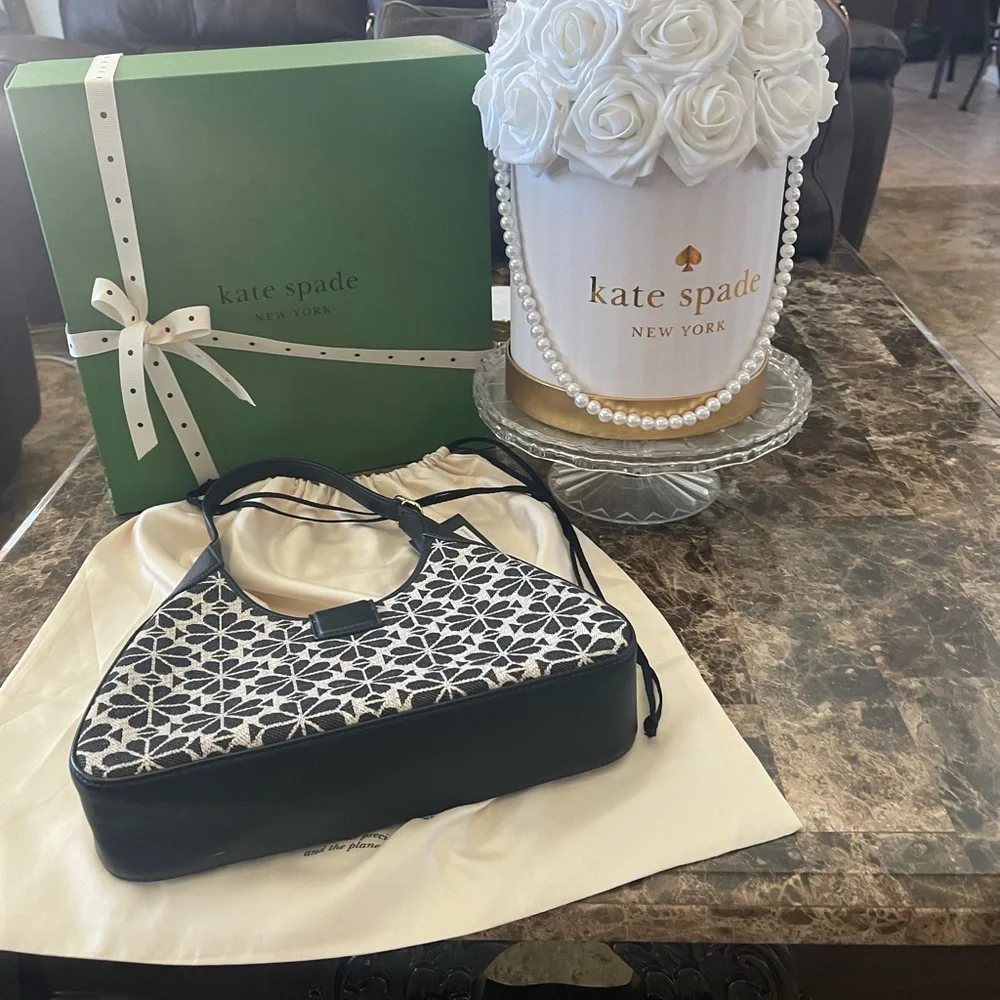 Kate Spade Spade Flower Jacquard Nouveau Small Shoulder Bag